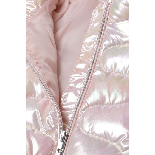 Różowa kurtka przejściowa pikowana ze stójką niemowlęca Minoti 80/86 wyprzedaż 5.10.15