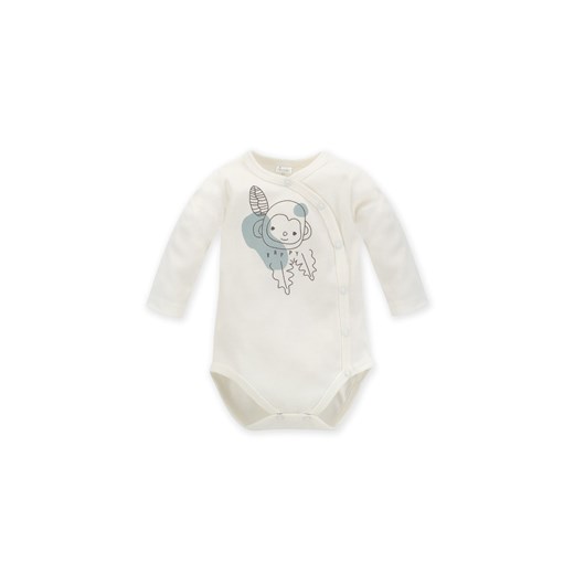 Bawełniane kopertowe body niemowlęce SLOW LIFE ze sklepu 5.10.15 w kategorii Body niemowlęce - zdjęcie 169704580