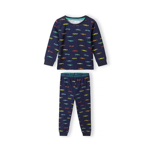 Piżama niemowlęca z długim rękawem w kolorowe samochody dla chłopca ze sklepu 5.10.15 w kategorii Piżamy dziecięce - zdjęcie 169705324