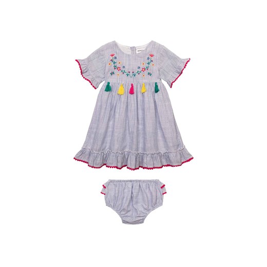 Komplet niemowlęcy bawełniany- sukienka + majtki ze sklepu 5.10.15 w kategorii Komplety niemowlęce - zdjęcie 169705570