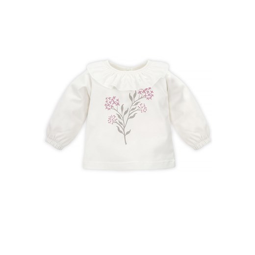 Bluzka niemowlęca z długim rękawem Charlotte Ecru ze sklepu 5.10.15 w kategorii Kaftaniki i bluzki - zdjęcie 169706103