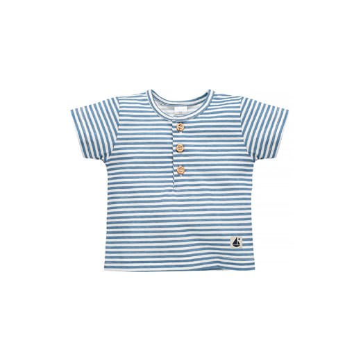 Bawełniany t-shirt dla chłopca Sailor ecru ze sklepu 5.10.15 w kategorii T-shirty chłopięce - zdjęcie 169706352