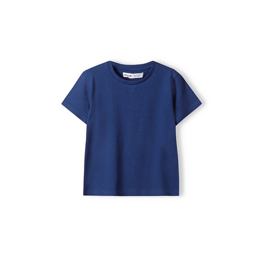Niebieska koszulka bawełniana dla chłopca ze sklepu 5.10.15 w kategorii T-shirty chłopięce - zdjęcie 169706544