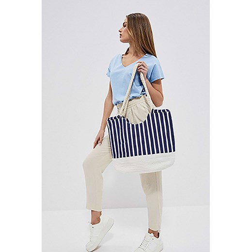 Duża torba damska plażowa w paski one size promocyjna cena 5.10.15