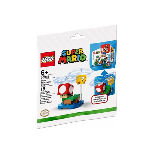 LEGO Super Mario 30385 Supergrzybowa niespodzianka 18el wiek 6+ Lego Super Mario one size 5.10.15