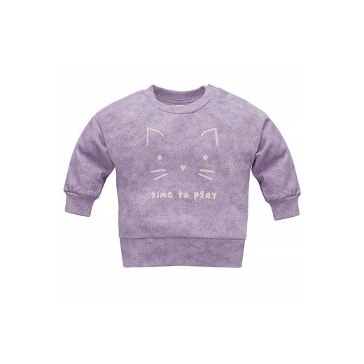 Bluza nierozpinana niemowlęca fioletowa ze sklepu 5.10.15 w kategorii Bluzy i swetry - zdjęcie 169706853