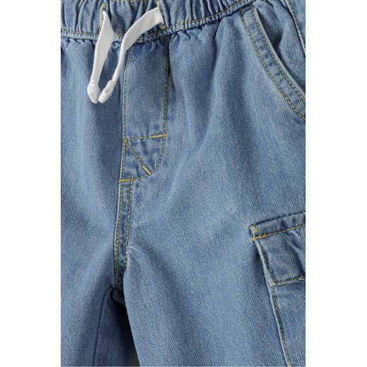 Jasnoniebieskie szorty jeansowe dla chłopca Minoti 116/122 5.10.15