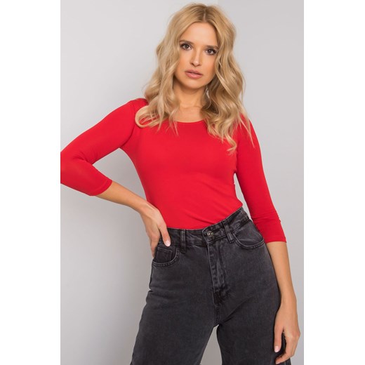 Czerwona bluzka Mona ze sklepu 5.10.15 w kategorii Bluzki damskie - zdjęcie 169707123