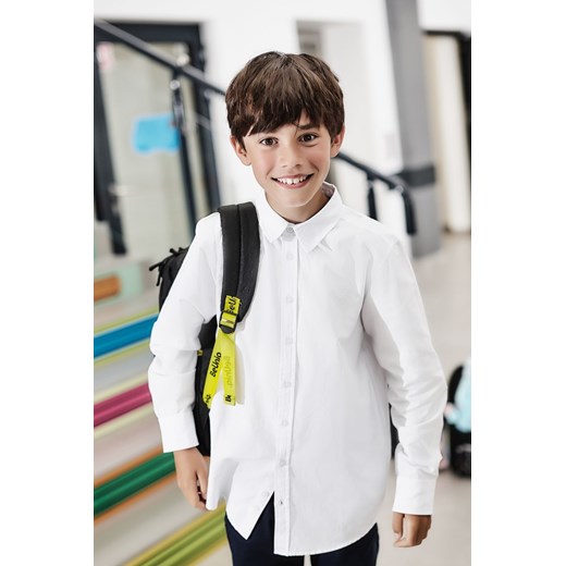 Elegancka biała koszula z długim rękawem dla chłopca ze sklepu 5.10.15 w kategorii Koszule chłopięce - zdjęcie 169707440
