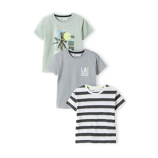 T-shirt bawełniany dla chłopca 3-pak ze sklepu 5.10.15 w kategorii T-shirty chłopięce - zdjęcie 169707464