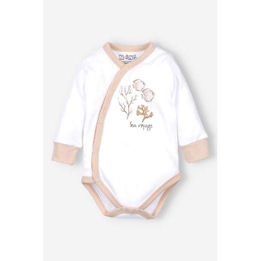 Body niemowlęce z bawełny organicznej dla chłopca- Sea royage ze sklepu 5.10.15 w kategorii Body niemowlęce - zdjęcie 169708531
