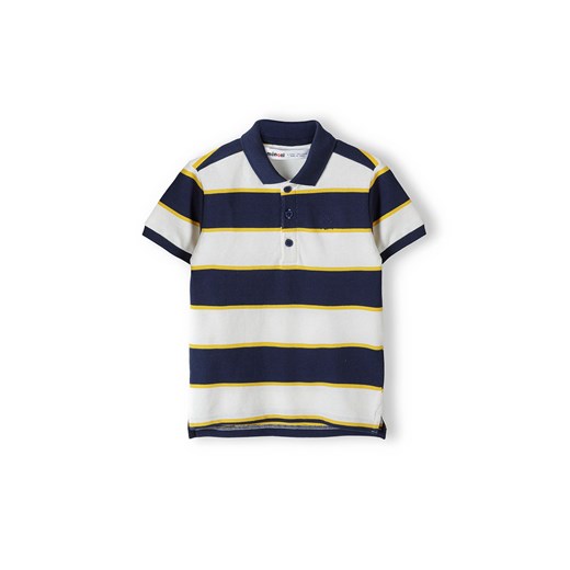 Koszulka polo dla chłopca z krótkim rękawem w paski ze sklepu 5.10.15 w kategorii T-shirty chłopięce - zdjęcie 169708560