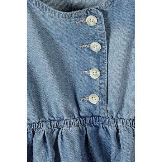 Niemowlęca jeansowa sukienka na ramiączka z guzikami Minoti 92/98 okazja 5.10.15