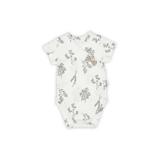 Bawełniane body kopertowe z krótkim rękawem ze sklepu 5.10.15 w kategorii Body niemowlęce - zdjęcie 169709604