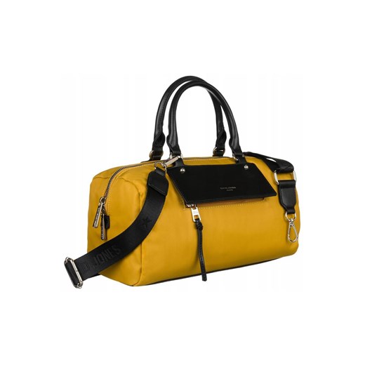 Poręczna, miejska torebka w kształcie bagietki — David Jones żółta David Jones one size 5.10.15