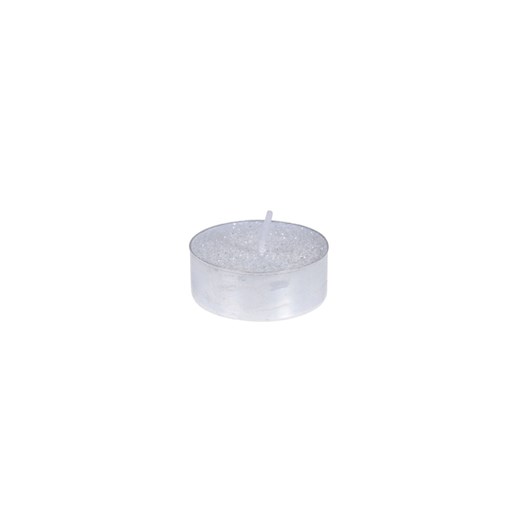 Świeca tealight 8 sztuk biała brokatowa ze sklepu 5.10.15 w kategorii Świece i dyfuzory - zdjęcie 169709991