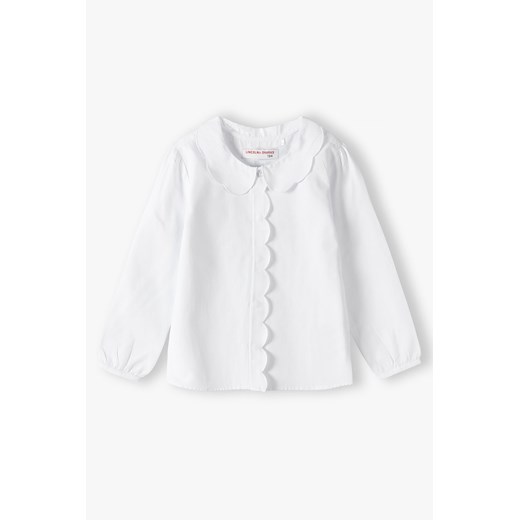 Biała elegancka koszula dla dziewczynki Lincoln & Sharks By 5.10.15. 140 okazja 5.10.15
