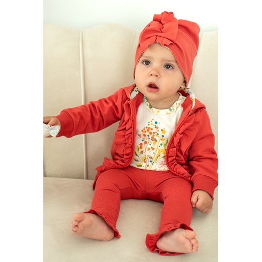 Bluzka niemowlęca z bawełny organicznej ecru ze sklepu 5.10.15 w kategorii Kaftaniki i bluzki - zdjęcie 169710944