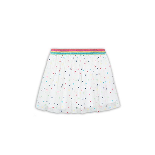 Spódnica plisowana w kropeczki - biała ze sklepu 5.10.15 w kategorii Spódnice - zdjęcie 169711064