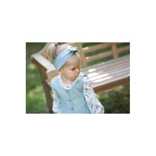 Dziewczęca bluzka z długim rękawem w piękny, autorski wzór kwiatków Pinokio 86 5.10.15