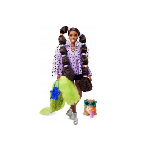 Barbie Extra lalka z Zielonym futrem Barbie one size promocja 5.10.15