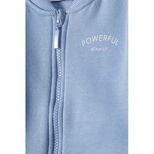 Bluza niemowlęca rozpinana niebieska -  Powerful #Family Family Concept By 5.10.15. 56 5.10.15