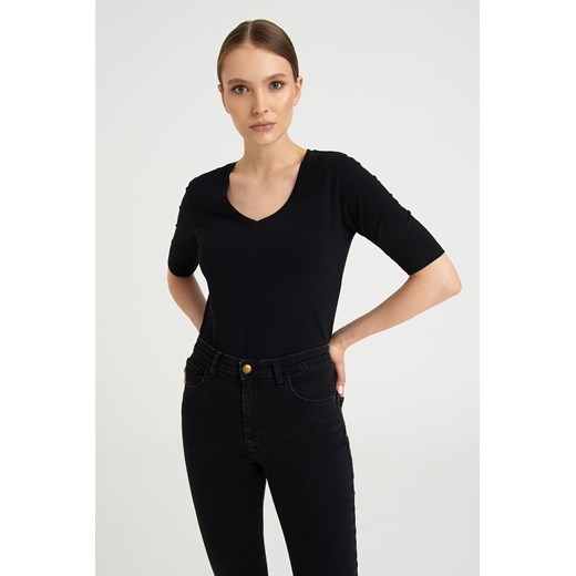 Koszulka damska czarna ze sklepu 5.10.15 w kategorii Bluzki damskie - zdjęcie 169711743