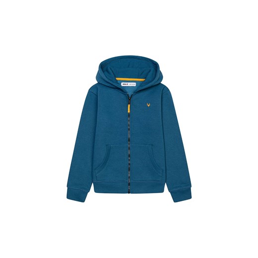 Bluza chłopięca rozpinana z kapturem niebieska ze sklepu 5.10.15 w kategorii Bluzy i swetry - zdjęcie 169712183