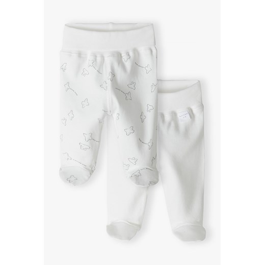 Bawełniane półśpiochy dla niemowlaka - 2pak ze sklepu 5.10.15 w kategorii Spodnie i półśpiochy - zdjęcie 169712313