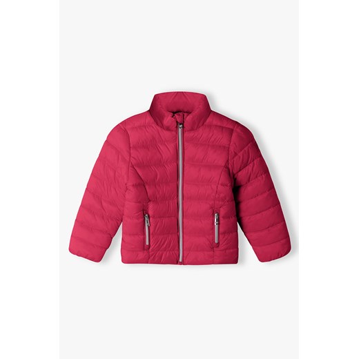 Różowa kurtka przejściowa pikowana ze stójką niemowlęca ze sklepu 5.10.15 w kategorii Kombinezony i kurtki - zdjęcie 169712334