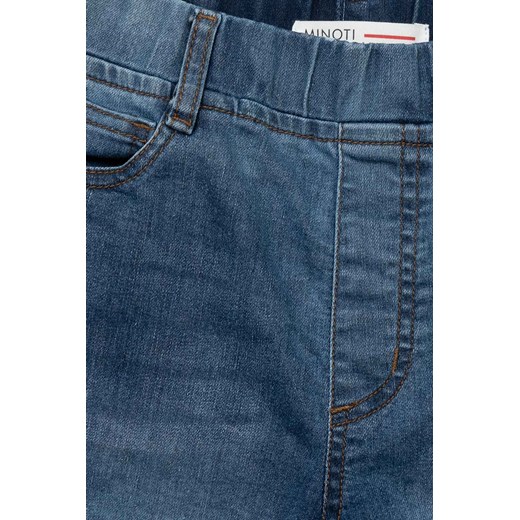Jeansowe szorty z elastyczną talią oraz kieszeniami dla chłopca Minoti 158/164 okazyjna cena 5.10.15