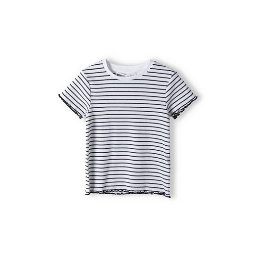 Prążkowana bluzka dla dziewczynki w paski ze sklepu 5.10.15 w kategorii Bluzki dziewczęce - zdjęcie 169712930