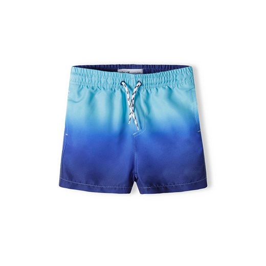 Niebieskie szorty kąpielowe ombre dla chłopca ze sklepu 5.10.15 w kategorii Kąpielówki chłopięce - zdjęcie 169712952