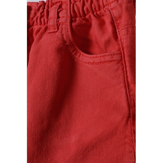 Krótkie spodenki tkaninowe dla dziewczynki- czerwone Minoti 158/164 5.10.15