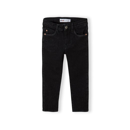 Czarne spodnie jeansowe dla chłopca Minoti ze sklepu 5.10.15 w kategorii Spodnie chłopięce - zdjęcie 169713241