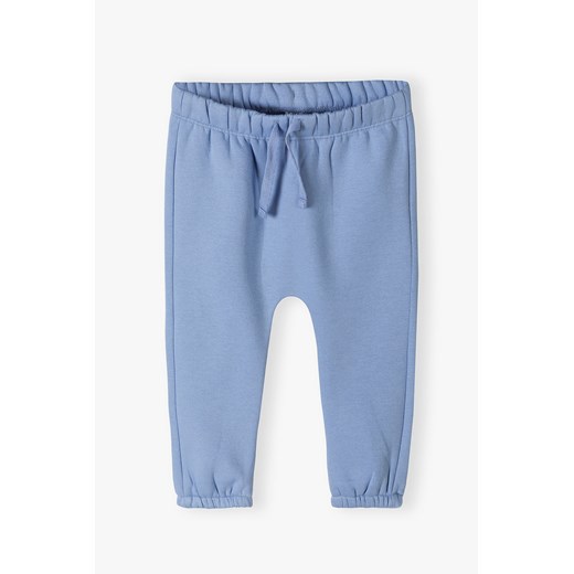 Spodnie dresowe niemowlęce niebieskie - Powerful #Family ze sklepu 5.10.15 w kategorii Spodnie i półśpiochy - zdjęcie 169713423