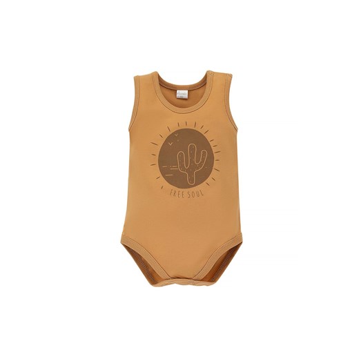 Body niemowlęce na ramiączkach Free Soul Żółte ze sklepu 5.10.15 w kategorii Body niemowlęce - zdjęcie 169713561