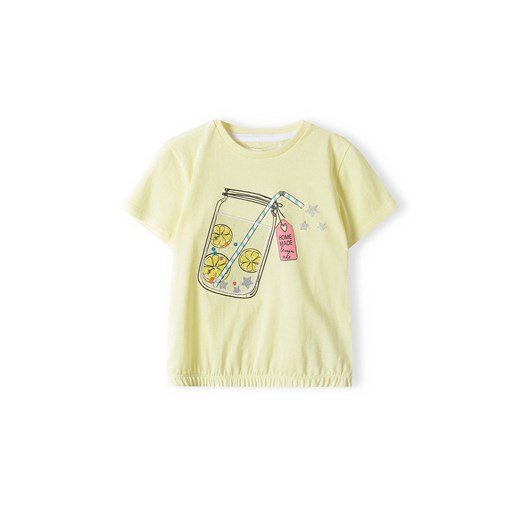 Żółta bluzka bawełniana dla niemowlaka - Lemoniada ze sklepu 5.10.15 w kategorii Koszulki niemowlęce - zdjęcie 169713763