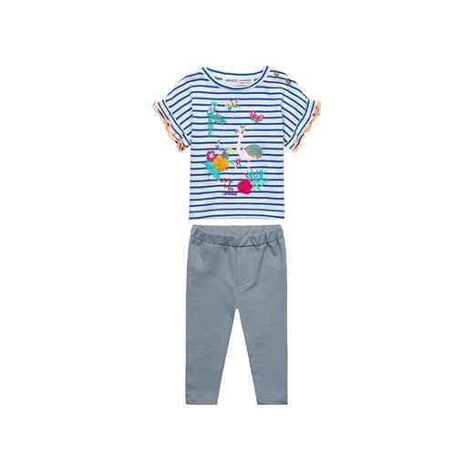 Komplet niemowlęcy dzianinowy- bluzka i leginsy Minoti 80/86 5.10.15