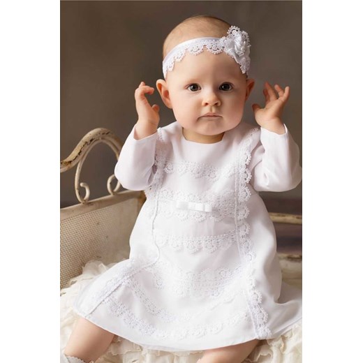 Sukienka niemowlęca do chrztu- Wiktoria ze sklepu 5.10.15 w kategorii Ubranka do chrztu - zdjęcie 169713800