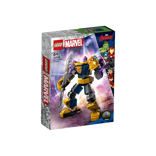 Klocki LEGO Super Heroes 76242 Mechaniczna zbroja Thanosa - 113 elementów, wiek Lego Super Heroes one size 5.10.15