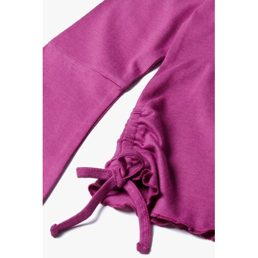 Różowa bluzka dziewczęca z rozszerzanymi rękawami Lincoln & Sharks By 5.10.15. 170 okazyjna cena 5.10.15