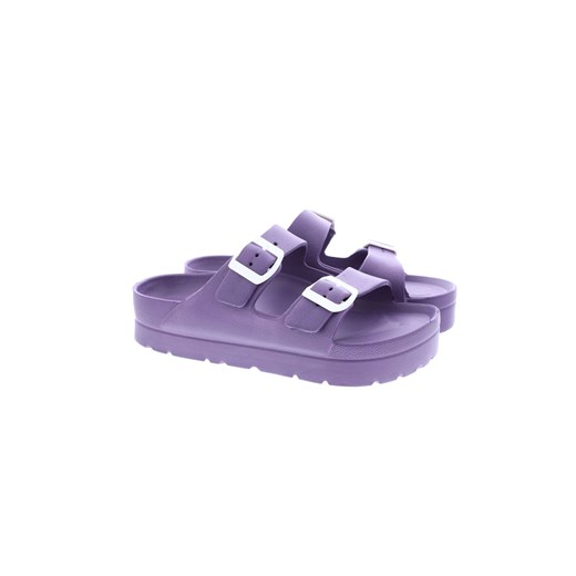 Damskie klapki- sandały fioletowe ze sklepu 5.10.15 w kategorii Klapki damskie - zdjęcie 169714230
