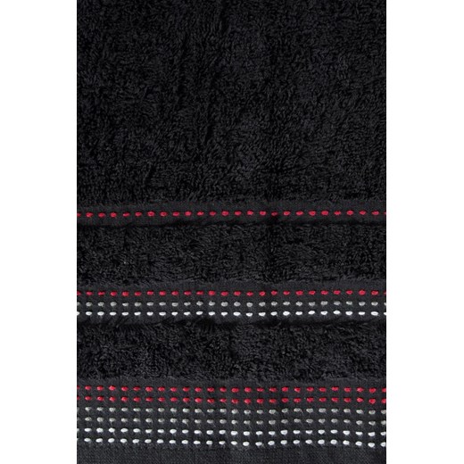 Ręcznik Pola 70x140 cm - czarny Eurofirany 70x140 5.10.15