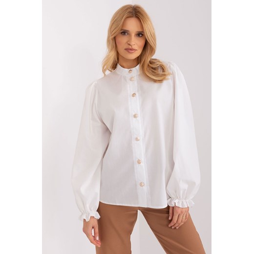 Elegancka koszula klasyczna damska ze stójką ze sklepu 5.10.15 w kategorii Koszule damskie - zdjęcie 169714333