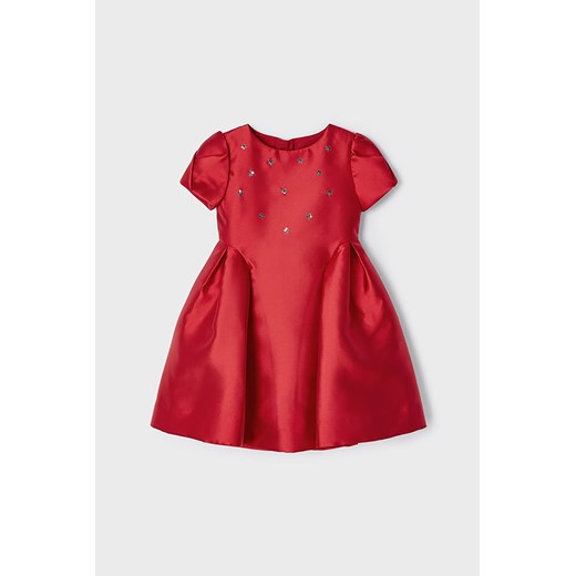Sukienka dziewczęca z cekinami - czerwona Mayoral 92 wyprzedaż 5.10.15
