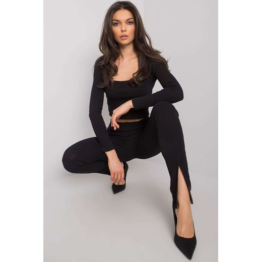 Spodnie damskie - czarne ze sklepu 5.10.15 w kategorii Spodnie damskie - zdjęcie 169714854