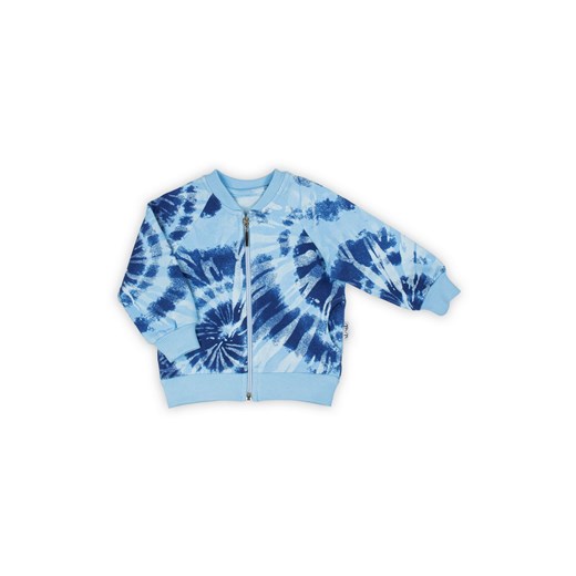Bawełniana bluza niemowlęca we wzory niebieska ze sklepu 5.10.15 w kategorii Bluzy i swetry - zdjęcie 169714952