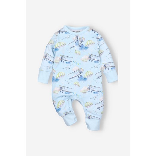 Pajac niemowlęcy z bawełny organicznej dla chłopca ze sklepu 5.10.15 w kategorii Pajacyki - zdjęcie 169715064