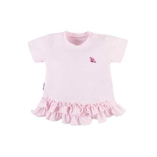 Bawełniana tunika niemowlęca NATURE różowa Eevi 86 okazja 5.10.15